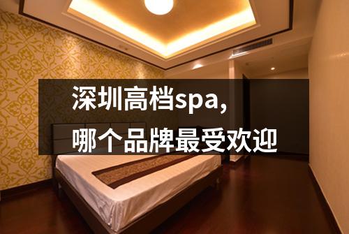 深圳高档spa,哪个品牌最受欢迎